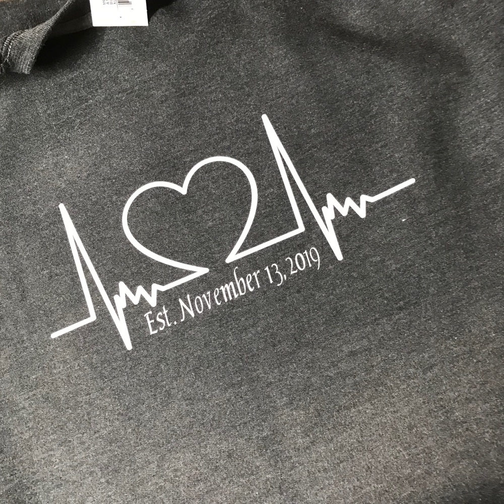 Customized T-shirts sweatshirts hoodies etc.